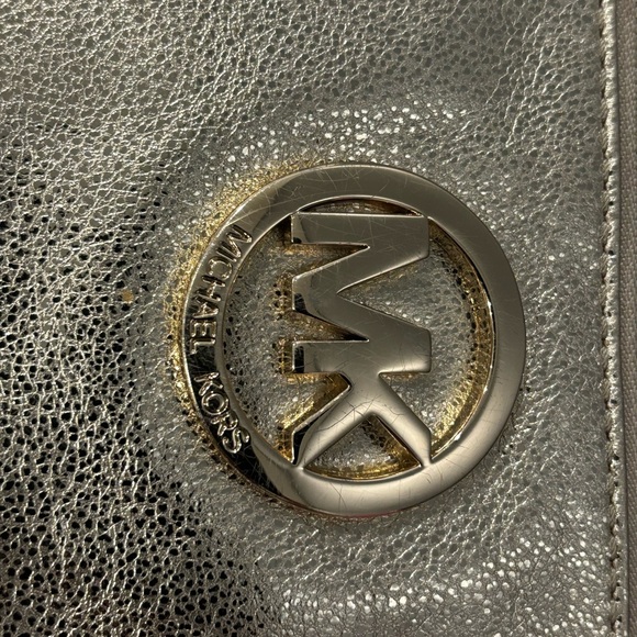 Michael Kors Gold Wristlet Clutch - Picture 2 of 5